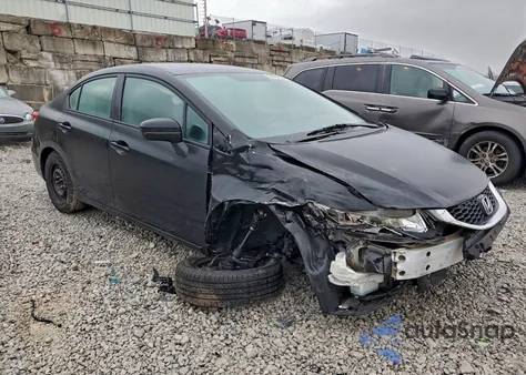 2014 Honda Civic Lx z USA, uszkodzony, nr VIN 19XFB2F53EE032586
